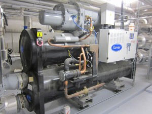 Une thermo-frigo-pompe sous l'immeuble Zenora